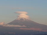 富士山笠雲